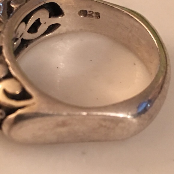 Stunning 925 sterling silver ring w/ gemstones!❤️ - Picture 4 of 4